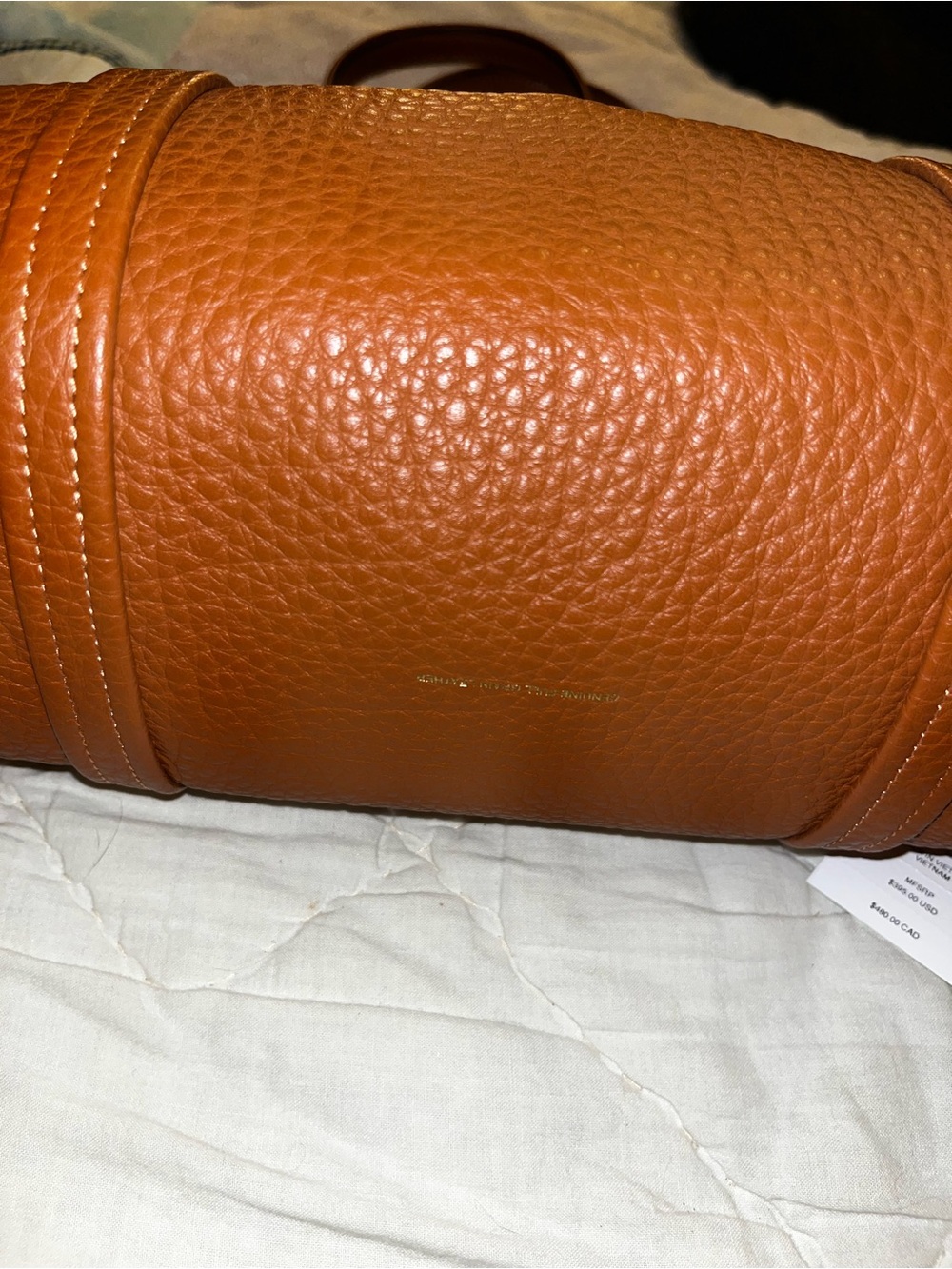 Coach Amber Brown Barrel Kisslock 28 - Picture 8 of 16